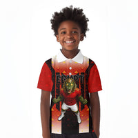 Personalized Egypt Soccer Sobek Crocodile Mascot Kid Polo Shirt Pharaoh Mascot Egyptian Hieroglyphic