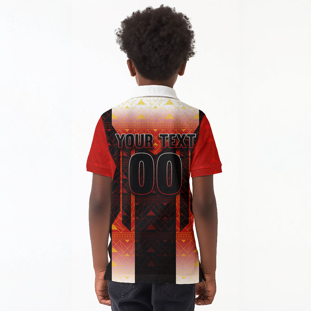 Personalized Egypt Soccer Sobek Crocodile Mascot Kid Polo Shirt Pharaoh Mascot Egyptian Hieroglyphic