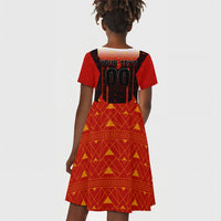 Personalized Egypt Soccer Sobek Crocodile Mascot Kid Short Sleeve Dress Pharaoh Mascot Egyptian Hieroglyphic