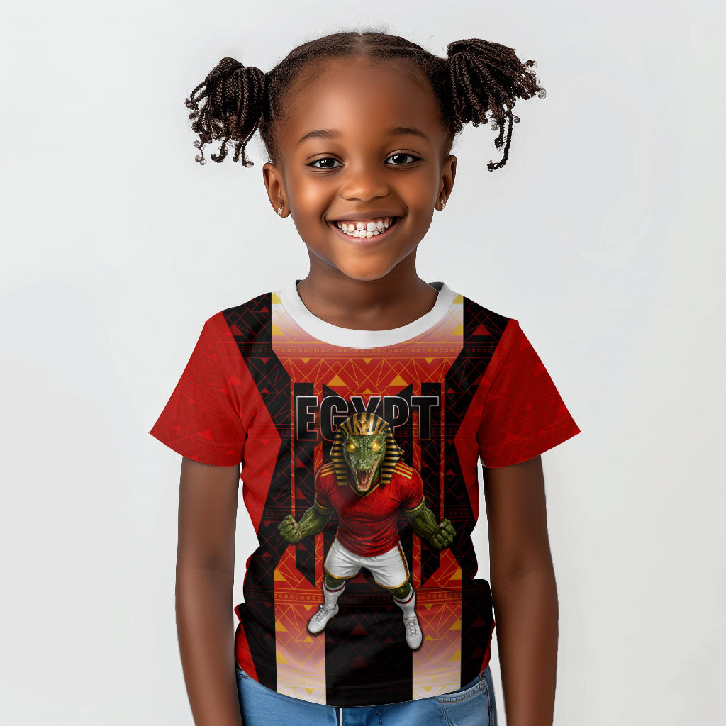 Personalized Egypt Soccer Sobek Crocodile Mascot Kid T shirt Pharaoh Mascot Egyptian Hieroglyphic