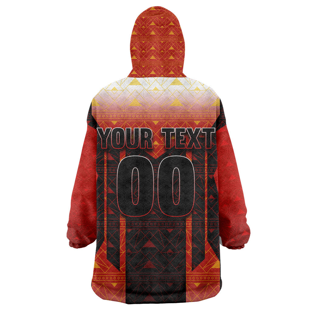 Personalized Egypt Soccer Sobek Crocodile Mascot Kid Wearable Blanket Hoodie Pharaoh Mascot Egyptian Hieroglyphic