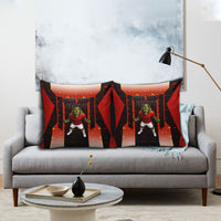 Personalized Egypt Soccer Sobek Crocodile Mascot Pillow Cover Pharaoh Mascot Egyptian Hieroglyphic