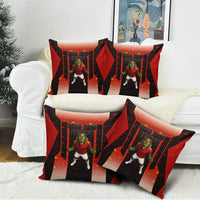 Personalized Egypt Soccer Sobek Crocodile Mascot Pillow Cover Pharaoh Mascot Egyptian Hieroglyphic