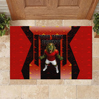 Personalized Egypt Soccer Sobek Crocodile Mascot Rubber Doormat Pharaoh Mascot Egyptian Hieroglyphic
