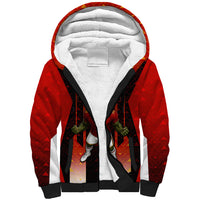 Personalized Egypt Soccer Sobek Crocodile Mascot Sherpa Hoodie Pharaoh Mascot Egyptian Hieroglyphic