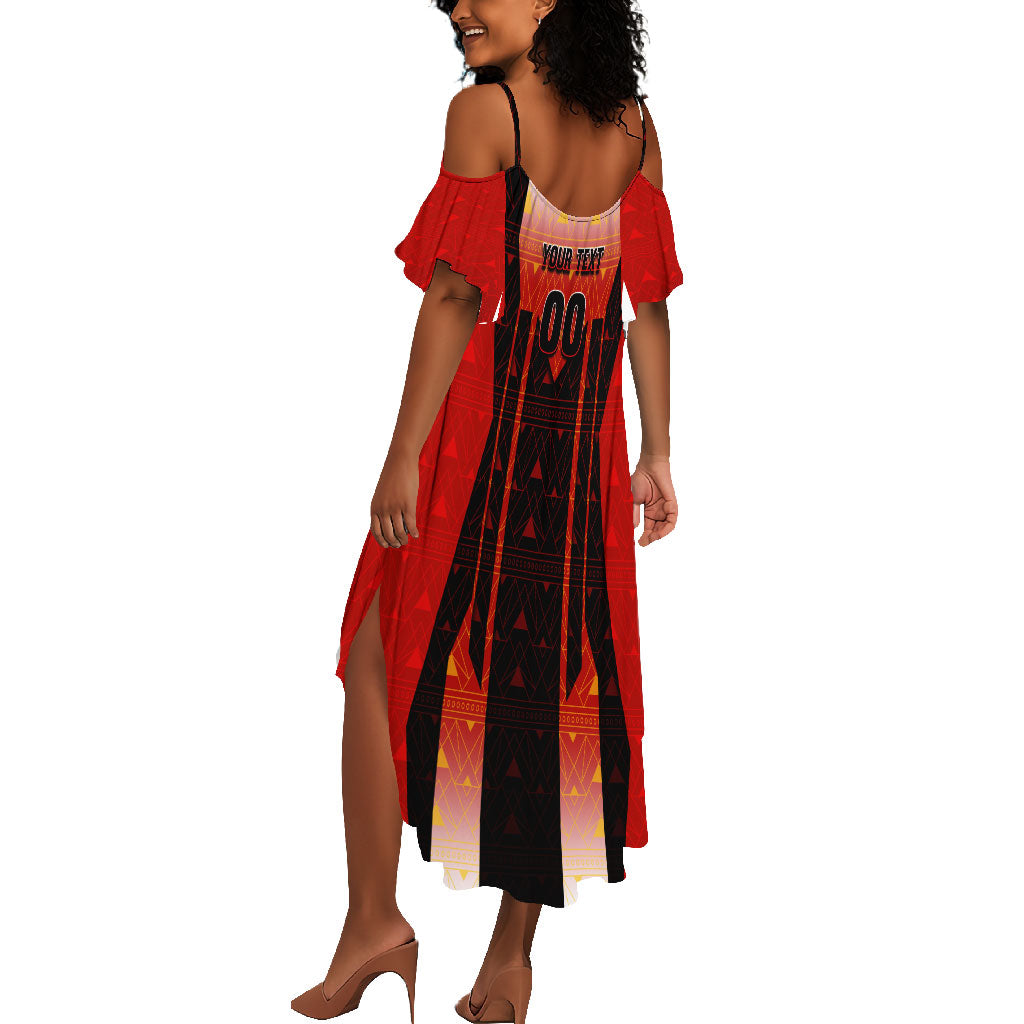 Personalized Egypt Soccer Sobek Crocodile Mascot Summer Maxi Dress Pharaoh Mascot Egyptian Hieroglyphic