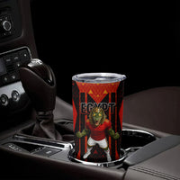 Personalized Egypt Soccer Sobek Crocodile Mascot Tumbler Cup Pharaoh Mascot Egyptian Hieroglyphic