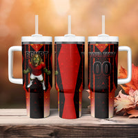 Personalized Egypt Soccer Sobek Crocodile Mascot Tumbler With Handle Pharaoh Mascot Egyptian Hieroglyphic