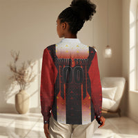 Personalized Egypt Soccer Sobek Crocodile Mascot Women Casual Shirt Pharaoh Mascot Egyptian Hieroglyphic