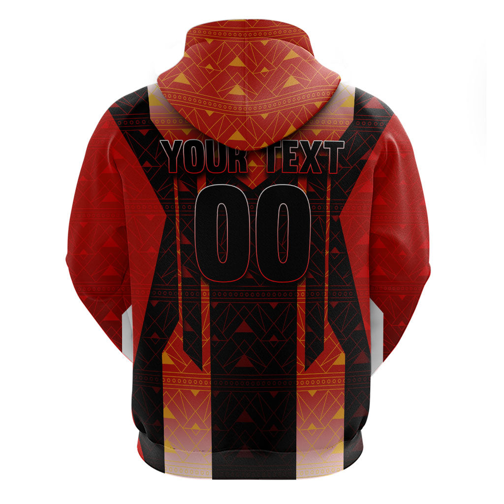 Personalized Egypt Soccer Sobek Crocodile Mascot Zip Hoodie Pharaoh Mascot Egyptian Hieroglyphic