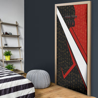 Personalized Egypt Soccer Sobek Crocodile Mascot Door Cover Ancient Egyptian Hieroglyphic Stripe