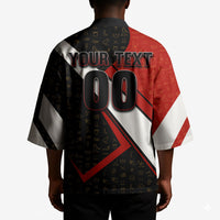 Personalized Egypt Soccer Sobek Crocodile Mascot Kimono Ancient Egyptian Hieroglyphic Stripe