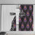 Custom Bowling Team Graphic Window Curtain with Flaming Ball Design in Black White and Purple Flame Pattern - Wonder Print Shop