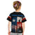 Texas Flag Fishing Kid T Shirt with Silhouette Fisherman and Rustic Lake Scene in Red White Blue - Wonder Print Shop