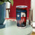 Texas Flag Fishing Tumbler Cup with Silhouette Fisherman and Rustic Lake Scene in Red White Blue - Wonder Print Shop