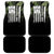 Camouflage Bowling Car Mats with Grunge American Flag and Pin Emblem in Military Green - Wonder Print Shop