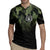 Camouflage Bowling Rugby Jersey with Grunge American Flag and Pin Emblem in Military Green - Wonder Print Shop