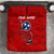 Tennessee Flag Fishing Bedding Set with Ripped Hook Graphic and Triple Star Symbol in Red and Blue - Wonder Print Shop