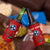 Tennessee Flag Fishing 4 in 1 Can Cooler Tumbler with Ripped Hook Graphic and Triple Star Symbol in Red and Blue - Wonder Print Shop