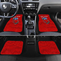Tennessee Flag Fishing Car Mats with Ripped Hook Graphic and Triple Star Symbol in Red and Blue - Wonder Print Shop