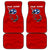 Tennessee Flag Fishing Car Mats with Ripped Hook Graphic and Triple Star Symbol in Red and Blue - Wonder Print Shop