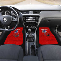 Tennessee Flag Fishing Car Mats with Ripped Hook Graphic and Triple Star Symbol in Red and Blue - Wonder Print Shop