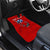 Tennessee Flag Fishing Car Mats with Ripped Hook Graphic and Triple Star Symbol in Red and Blue - Wonder Print Shop