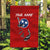 Tennessee Flag Fishing Garden Flag with Ripped Hook Graphic and Triple Star Symbol in Red and Blue - Wonder Print Shop