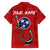 Tennessee Flag Fishing Hawaiian Shirt with Ripped Hook Graphic and Triple Star Symbol in Red and Blue - Wonder Print Shop