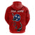 Tennessee Flag Fishing Hoodie with Ripped Hook Graphic and Triple Star Symbol in Red and Blue - Wonder Print Shop