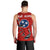Tennessee Flag Fishing Men Tank Top with Ripped Hook Graphic and Triple Star Symbol in Red and Blue - Wonder Print Shop
