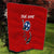Tennessee Flag Fishing Quilt with Ripped Hook Graphic and Triple Star Symbol in Red and Blue - Wonder Print Shop