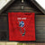 Tennessee Flag Fishing Quilt with Ripped Hook Graphic and Triple Star Symbol in Red and Blue - Wonder Print Shop