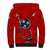 Tennessee Flag Fishing Sherpa Hoodie with Ripped Hook Graphic and Triple Star Symbol in Red and Blue - Wonder Print Shop