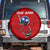 Tennessee Flag Fishing Spare Tire Cover with Ripped Hook Graphic and Triple Star Symbol in Red and Blue - Wonder Print Shop