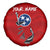 Tennessee Flag Fishing Spare Tire Cover with Ripped Hook Graphic and Triple Star Symbol in Red and Blue - Wonder Print Shop