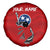 Tennessee Flag Fishing Spare Tire Cover with Ripped Hook Graphic and Triple Star Symbol in Red and Blue - Wonder Print Shop