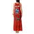 Tennessee Flag Fishing Tank Maxi Dress with Ripped Hook Graphic and Triple Star Symbol in Red and Blue - Wonder Print Shop