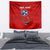 Tennessee Flag Fishing Tapestry with Ripped Hook Graphic and Triple Star Symbol in Red and Blue - Wonder Print Shop