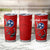 Tennessee Flag Fishing Tumbler Cup with Ripped Hook Graphic and Triple Star Symbol in Red and Blue - Wonder Print Shop