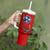 Tennessee Flag Fishing Tumbler With Handle with Ripped Hook Graphic and Triple Star Symbol in Red and Blue - Wonder Print Shop