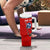 Tennessee Flag Fishing Tumbler With Handle with Ripped Hook Graphic and Triple Star Symbol in Red and Blue - Wonder Print Shop