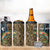 Rainbow Trout Fishing 4 in 1 Can Cooler Tumbler with Camouflage Reeds and Forest Background in Nature-Inspired Colors - Wonder Print Shop