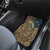 Rainbow Trout Fishing Car Mats with Camouflage Reeds and Forest Background in Nature-Inspired Colors - Wonder Print Shop
