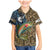 Rainbow Trout Fishing Family Matching Mermaid Dress and Hawaiian Shirt with Camouflage Reeds and Forest Background in Nature-Inspired Colors - Wonder Print Shop