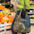 Rainbow Trout Fishing Grocery Bag with Camouflage Reeds and Forest Background in Nature-Inspired Colors - Wonder Print Shop