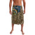 Rainbow Trout Fishing Lavalava with Camouflage Reeds and Forest Background in Nature-Inspired Colors - Wonder Print Shop