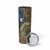 Rainbow Trout Fishing Skinny Tumbler with Camouflage Reeds and Forest Background in Nature-Inspired Colors - Wonder Print Shop