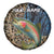 Rainbow Trout Fishing Spare Tire Cover with Camouflage Reeds and Forest Background in Nature-Inspired Colors - Wonder Print Shop