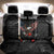 American Eagle Bowling Back Car Seat Cover with Distressed Flag and Grunge Pattern in Red White and Blue - Wonder Print Shop